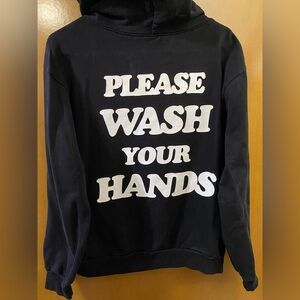 TALENTLESS PLEASE WASH YOUR HANDS HOODIE